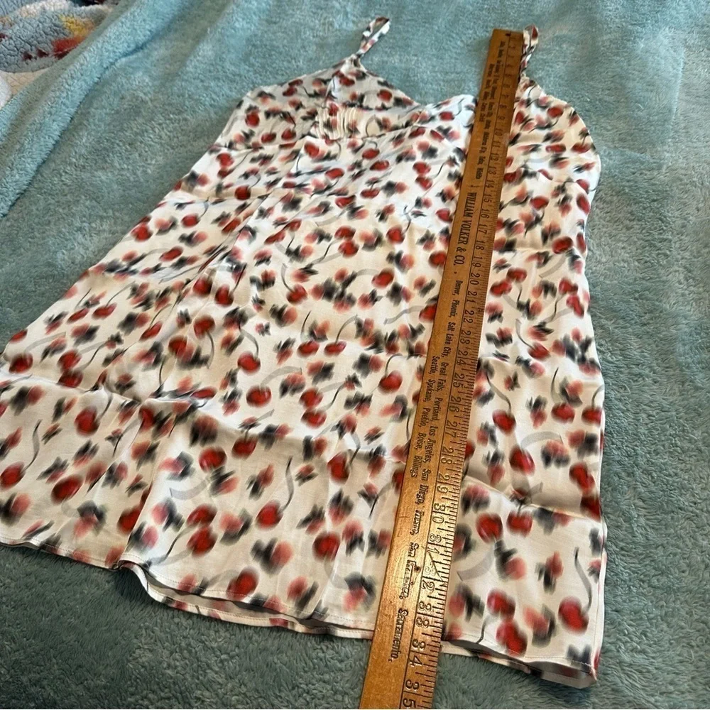 NWT J. Crew Soft shine slip dress in blurry cherry print Size M #R20